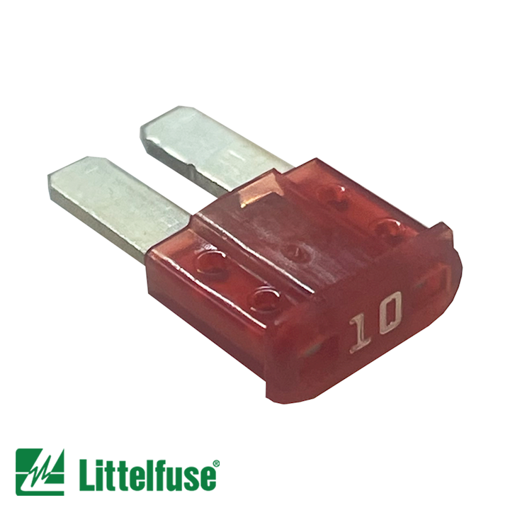 0327010.UXS Littelfuse MICRO2 Blade Fuse 10 Amp (FB2M.10) Pack of 50